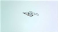 Anello Sommer Gioielli Donna Solitario in Oro bianco Diamante 0.20 Ct SOLITARIO DIA CT 0.20 F/VS - SOLITARIO DIA CT 0.20 F/VS